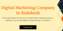 Digital Advertising Company in Roorkee